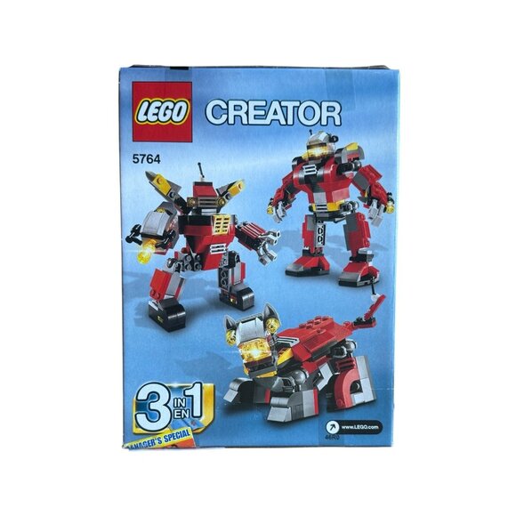 NEW LEGO Creator 5764 Rescue Robot 3 in 1 w/ Light Brick 149 Pieces Sealed Box - Picture 6 of 6